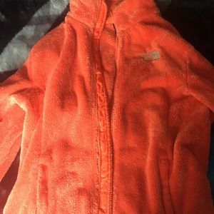 Orange North Face Osito Jacket - Size Small